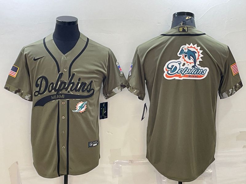 Men Miami Dolphins blank salute green 2022 Nike Co branded NFL Jerseys->philadelphia eagles->NFL Jersey